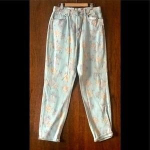 Urban outfitters BDG floral MOM jeans